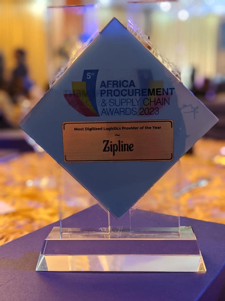 Zipline Ghana Receives Best Digital Logistics Provider Award In Africa